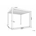 Beliani Pérgola de jardim FORNOLI 310x310 Branco