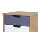 Mesa de cabeceira com 2 gavetas VITA Carvalho