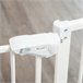 Barreira de Segurança para Cães Aço e plástico PawHut Branco