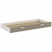 Gaveta de cama arrumada Branco/ Bege