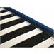 Beliani Cama com estrado Veludo SEZANNE 170x215 Azul Marino