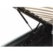 Beliani Cama com armazenamento Veludo BOUSSE 191x219 Bege