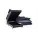 Sofá de canto OMEGA com cama cor antracite Antracite