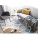 Beliani Pelos curtos KARGI 160x230 Cinza Claro