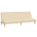 Sofá-cama, Sofá conversível de 2 lugares Creme