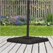Base Chapéu de Sol HDPE Outsunny 100x100 Preto