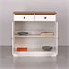 Aparador com 2 portas e 2 gavetas Branco