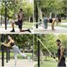 Conjunto de Elásticos de Resistência com Acessórios e Guia de Exercícios Multicor