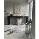Beliani Decoração em pele de ovelha BOGONG 150x200 Cinza Escuro