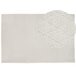 Beliani Pelos curtos ERZIN 160x230 Branco/ Bege