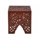 Beliani Conjunto de mesas SHUKUR Castanho