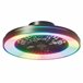Ventoinha de teto CALIX retrátil LED com motor DC Preto