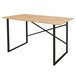 Mesa de escritório industrial Rus Preto/ Madeira