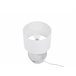 Beliani Candeeiro de mesa UELE Branco
