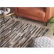 Beliani Patchwork TUZLUCA 160x230 Castanho