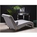 Beliani Chaise longue Poliéster MURET Cinza Claro