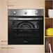 Conjunto forno e placa vitroceramica CANDY PCI27XCH64CCBS Preto/ Inox