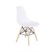 Pacote de mesa de jantar ou cozinha + 4 cadeiras estilo nórdico 138x80 Branco