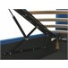 Beliani Cama com estrado Veludo SEZANNE 170x215 Azul Marino