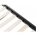 Beliani Cama com estrado Metal TULLE 102x209 Preto