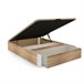 Sommier rebatível luxo S-Max 3D 135x190 Natural/ Branco