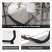 Conjunto de Móveis de Jardim Aço e Textilene Outsunny Cru