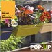3 jardineiros l 22 cm com ganchos Cinza
