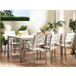 Beliani Mesa de jardim VERNIO 90x180 Branco