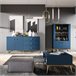 Aparador de 2 portas e 3 gavetas Thalia 160 Azul