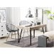 Beliani Mesa de jantar CAMBELL 80x130 Castanho