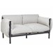 Beliani Conjunto lounge ESPERIA Cinza Claro