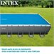 Cobertura solar INTEX piscinas retangulares Azul