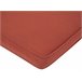 Beliani Almofada de assento para exterior VIVARA Vermelho