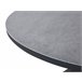 Beliani Mesa redonda MALETTO 120x120 Cinza