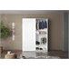 Roupeiro SWING portas deslizantes branco Branco