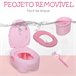 Bacio para Bebé TPE e Plástico HOMCOM Rosa