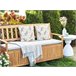 Beliani Almofada de jardim ARENZANO 45x45 Multicor