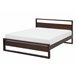 Beliani Cama com estrado Pinho GIULIA 145x213 Castanho