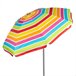 Aktive Guarda-chuva de praia inclinável riscas multicoloridas 200 cm UV50 Multicor