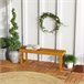 Banco de Jardim Madeira de Pinho Outsunny Castanho