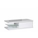 Mesa de centro modelo DUNE branco Branco Brillo