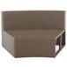 Beliani Conjunto lounge SEVERO Areia