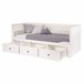 Cama nido UPPSALA 80/160x200cm branca Branco