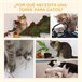 Arranhador para Gatos Aglomerado, Pelúcia PawHut Cinza