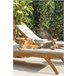 Beliani Cadeira lounge/relax ATRANI Branco/ Bege