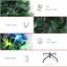 Árvore de Natal Metal e PVC HOMCOM, casa - natal Verde