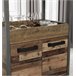 Camareira NELLEKE cor vintage e cimento Castanho