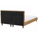 Beliani Cama com estrado Pele sintética FITOU 150x214 Castanho