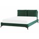 Beliani Cama Veludo MELLE 176x228 Verde