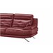 Chaise longue de pele HAWAI Chaise longue de pele HAWAI Vermelho